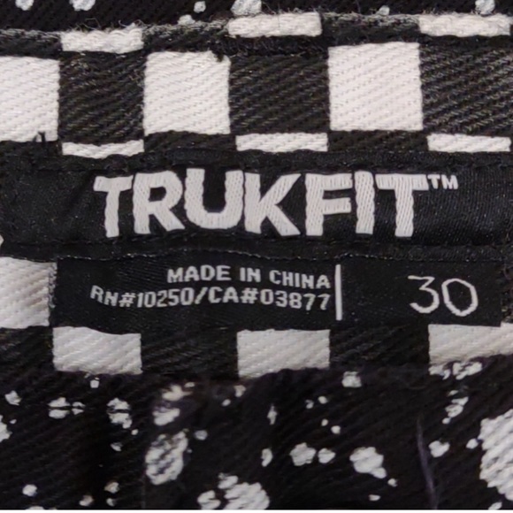 Trukfit Splatter Paint Jeans Size 30 - Picture 7 of 7
